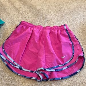 pink Nike shorts